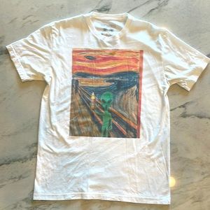 Men’s Graphic Tshirt. Riot Society Alien.